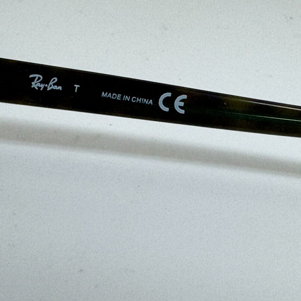 Ray-Ban Eyeglasses Frames RB5187 2445 Brown Rectangular Full Rim 52-16-140 15013 - Picture 6 of 7